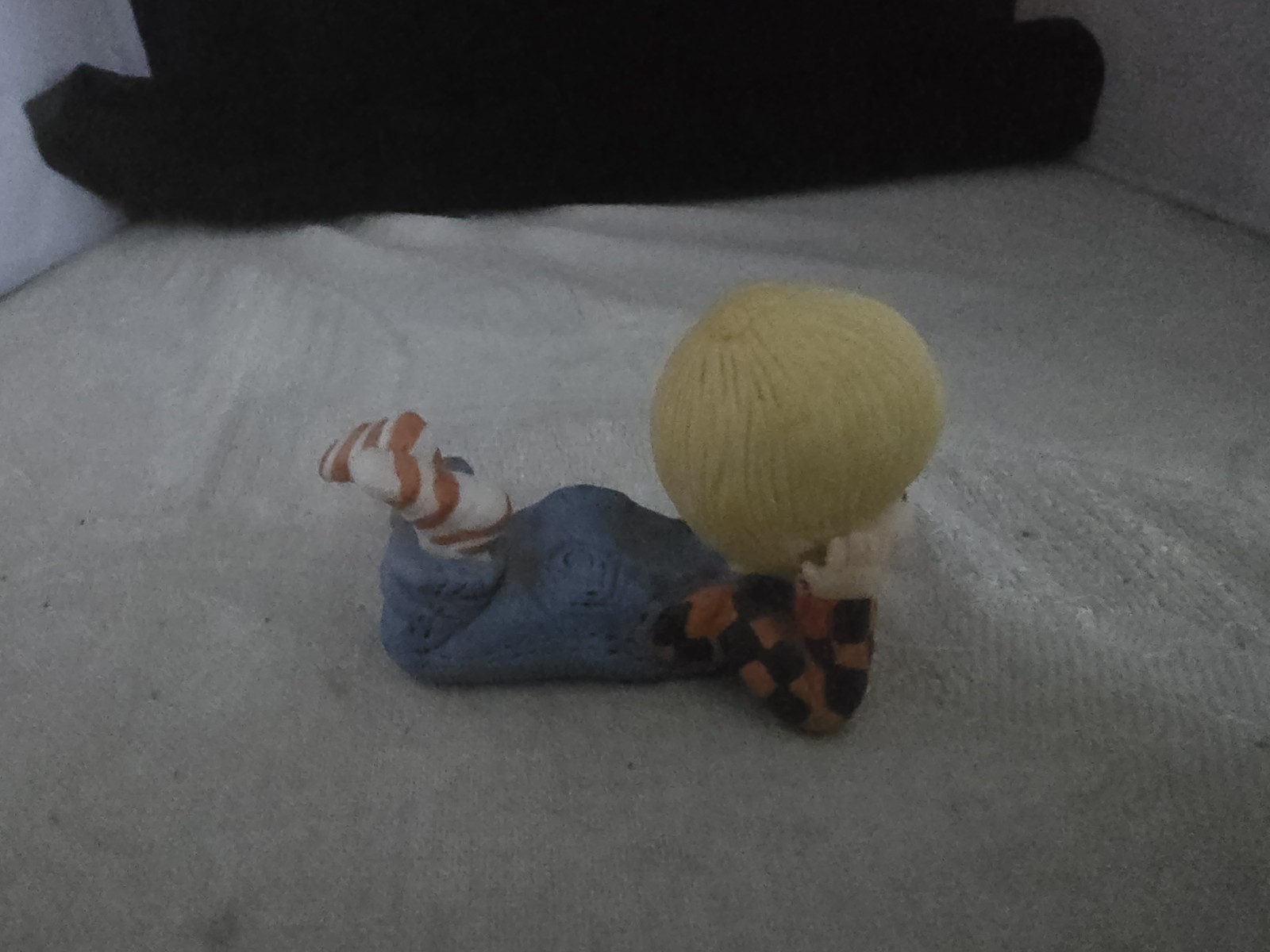 EnescoCountry Cousins Scooter Laying On Floor Figurine
