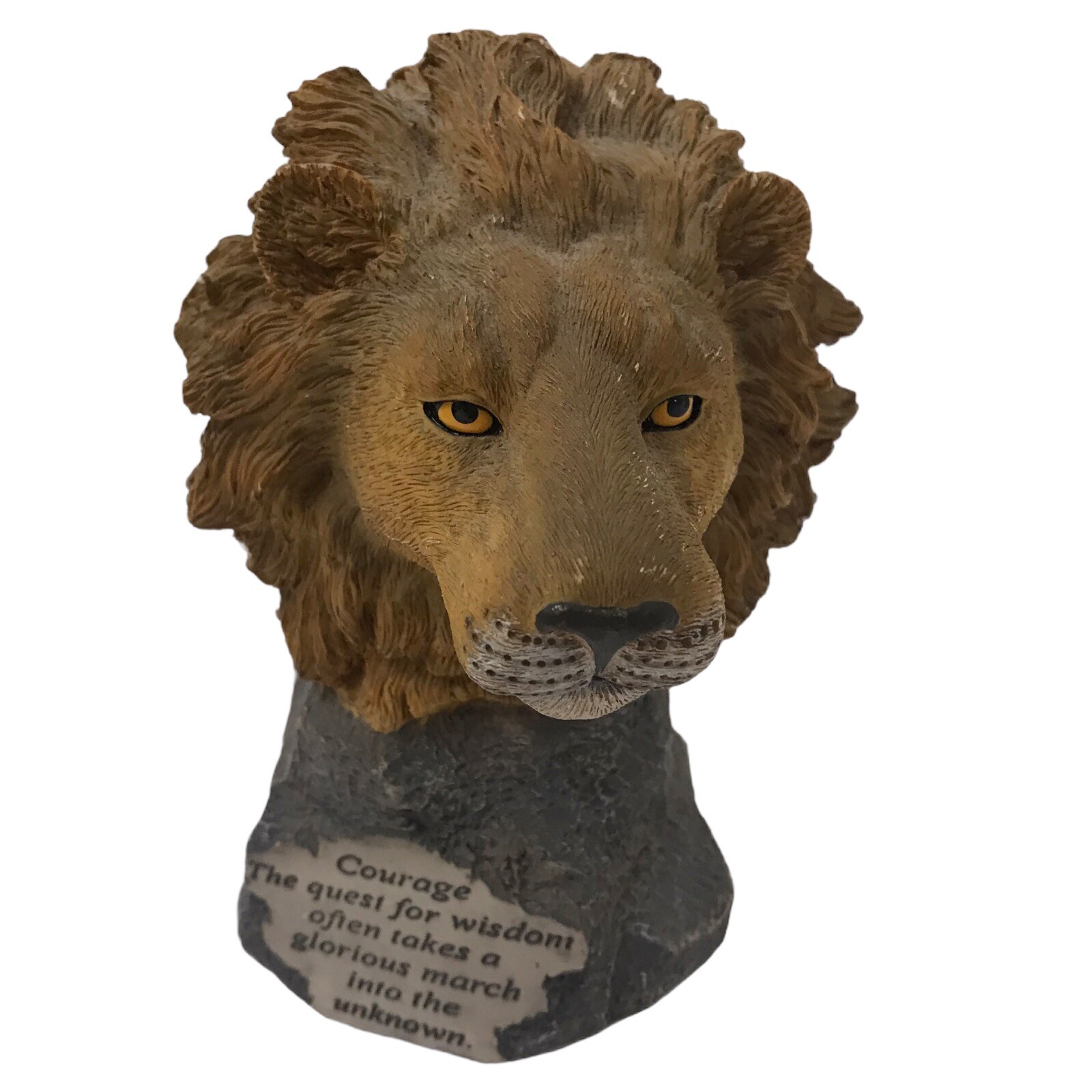 HERCO GIFT PROFESSIONAL STUNTING LION  WEIGHT 2 LB.6 OZ. –6.5 INCHES TALL 