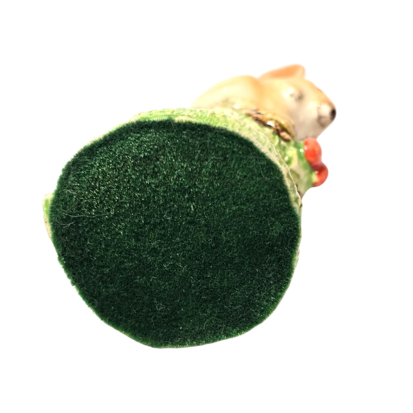Basil Matthews Mouse on Tree Stump Figurine Signed Vintage Studio Pottery
