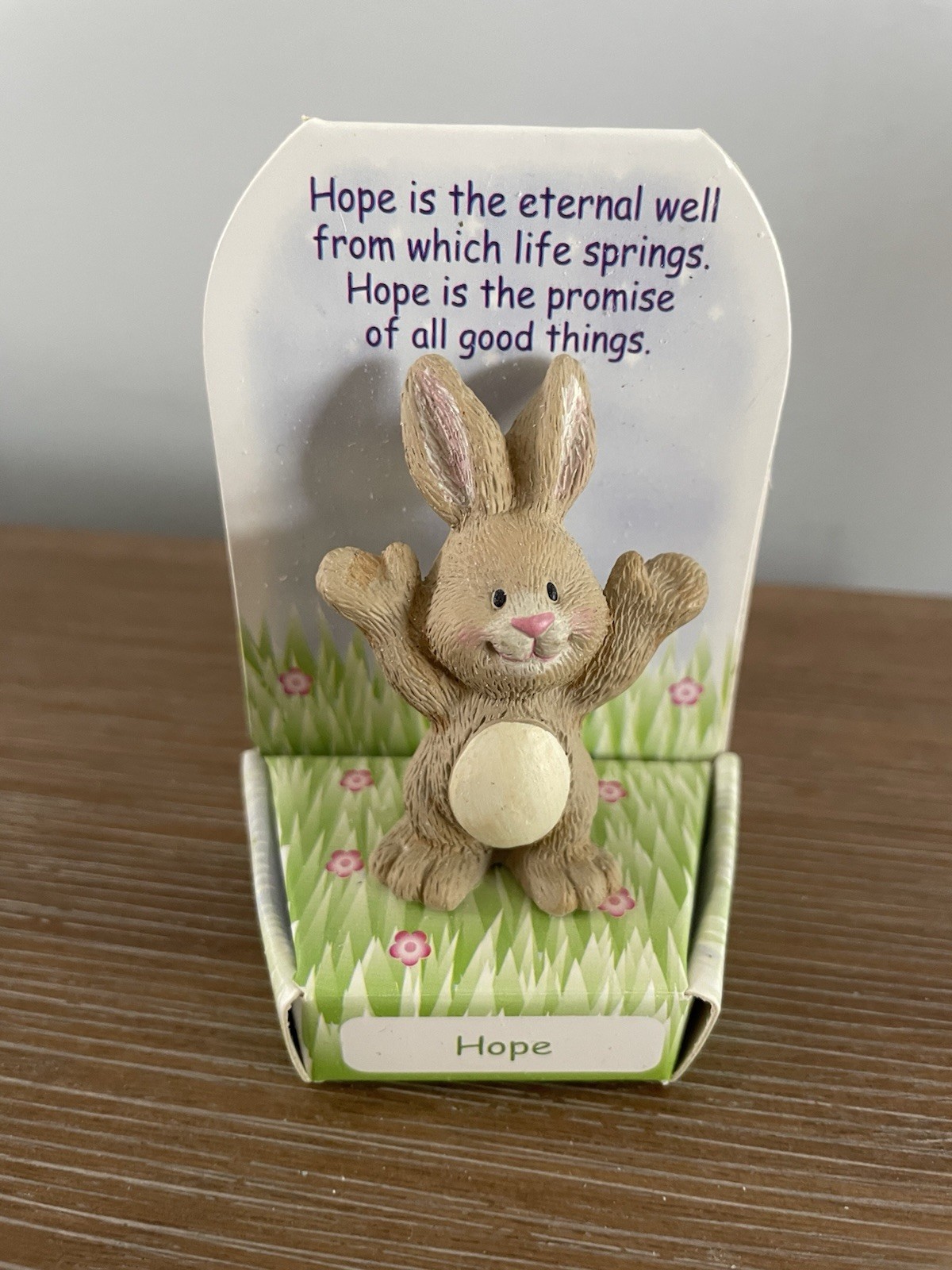 Vintage Russ I Believe in You Bunny Rabbit – Hope – Hand Painted