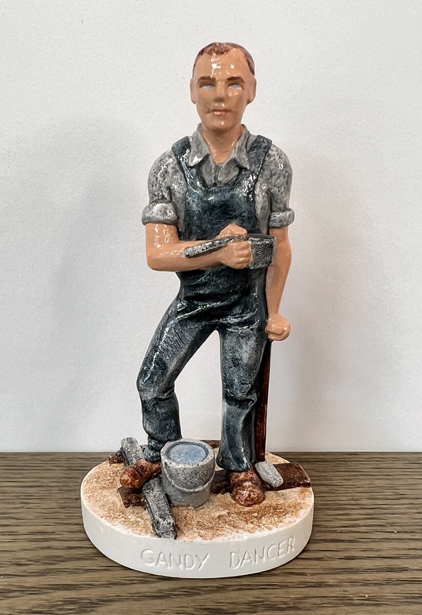 Sebastian Miniatures, Gandy Dancer Railroad Figure Woody Baston