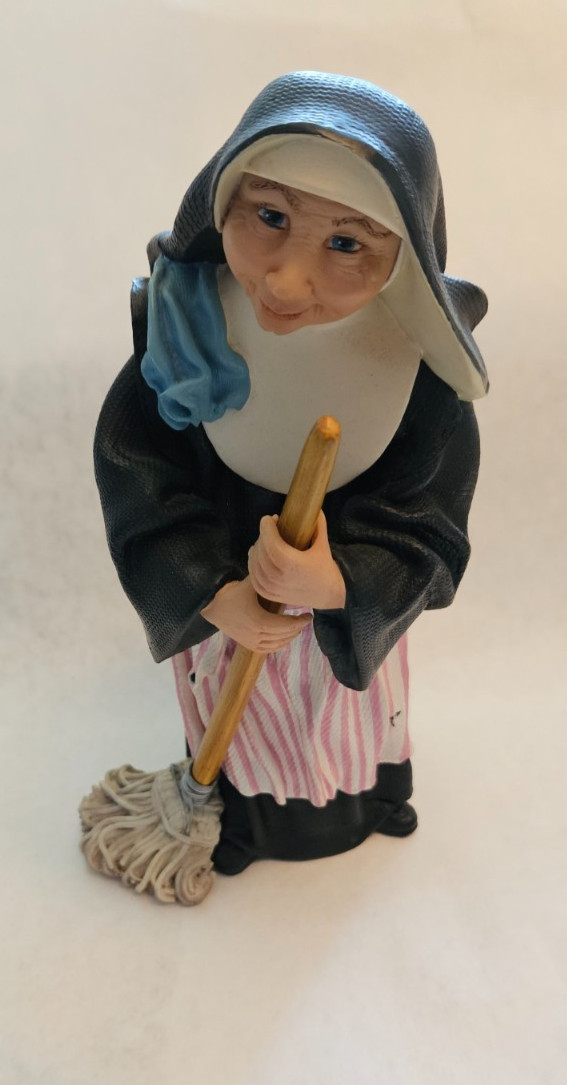 Lot of 7 Happy Habits 8 Inch High and 1 – 5 Inch High Figurines by Deb Wood