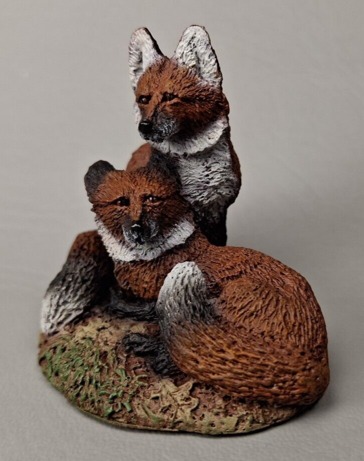 Red Foxes by Neal Deaton 1977 by The Bronze Menagerie from Creative World