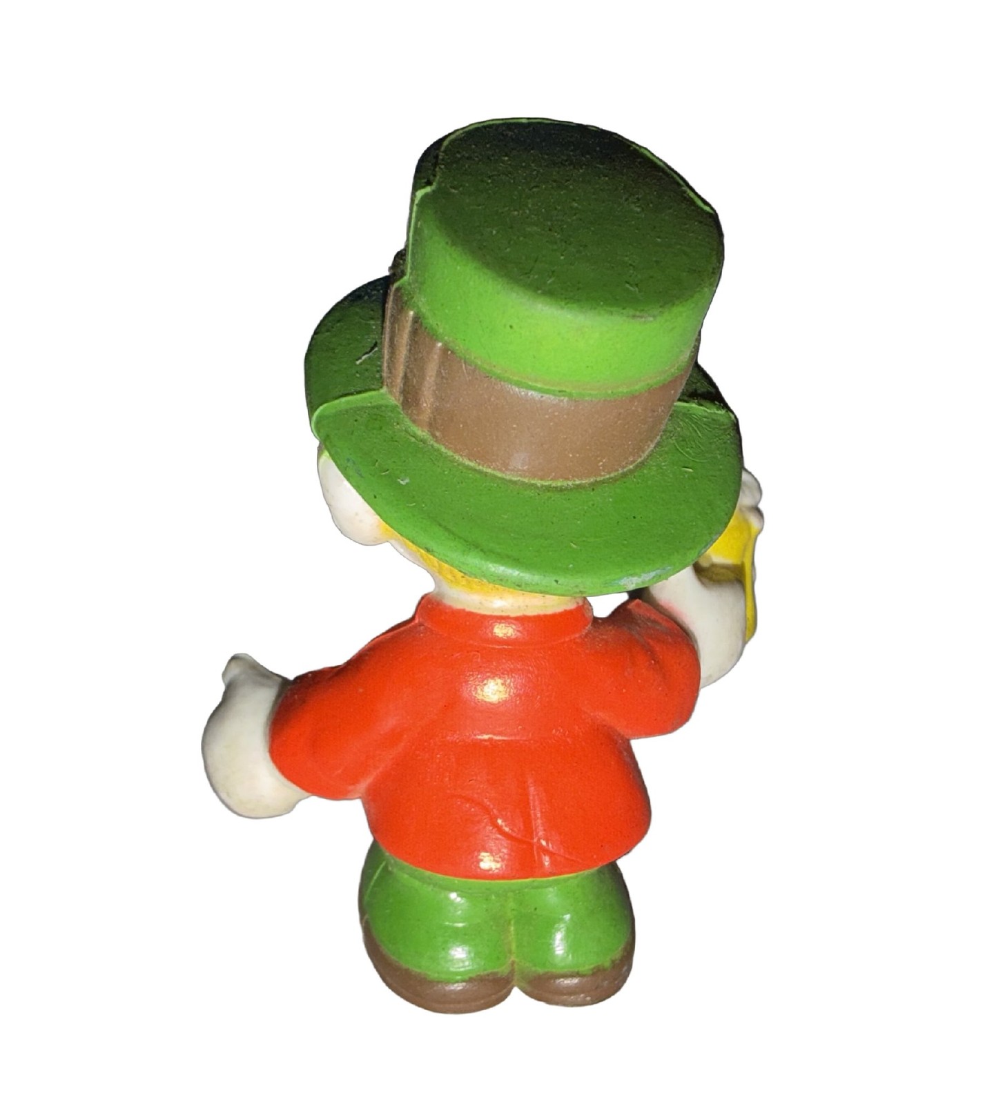 Clown Leprechaun Beer Stein Figurine Green Red White Yellow Brown Collectible