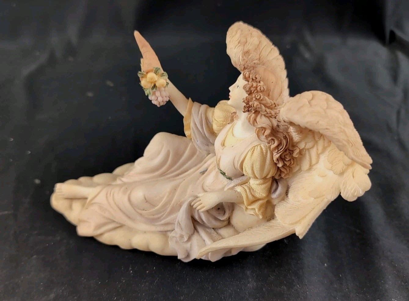 (Lot of 9) Angel Figurines, Various Brands and Sizes. 2.5″ to 8.5″ Tall