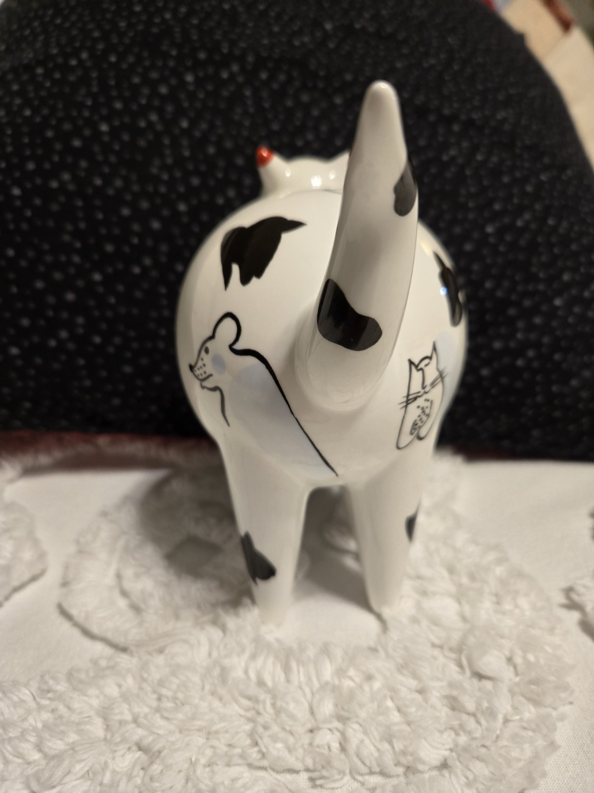 Vtg Villeroy & Boch Cat Figurine France Collectable