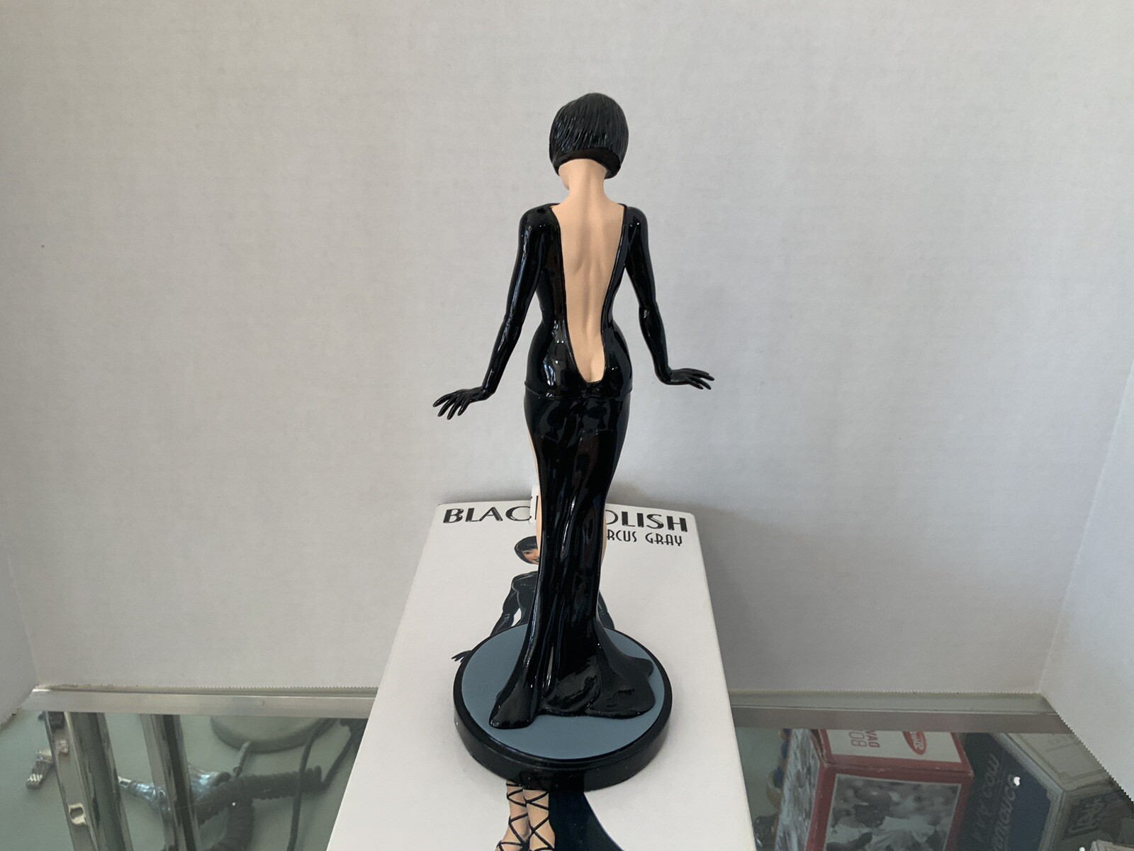 Black Polish Iconia Marcus Gray Statue Adult Collectible Explicit Rare HTF New