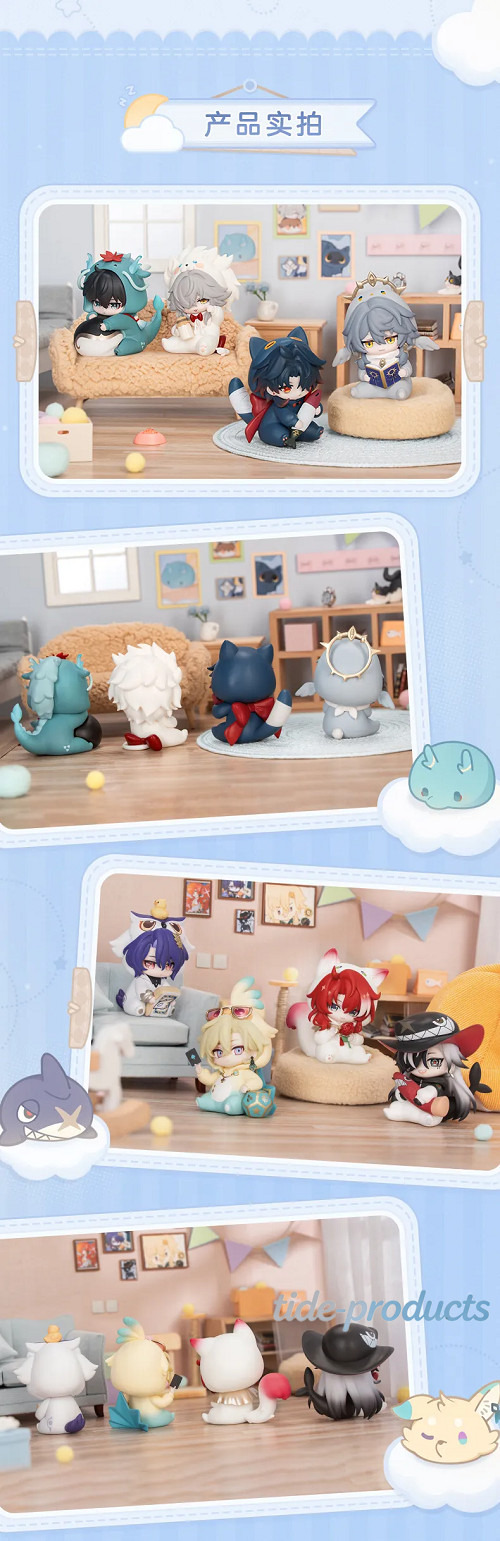 miHoYo Official Honkai: Star Rail Boys Dorm Figures Aventurine Jing Yuan Blade