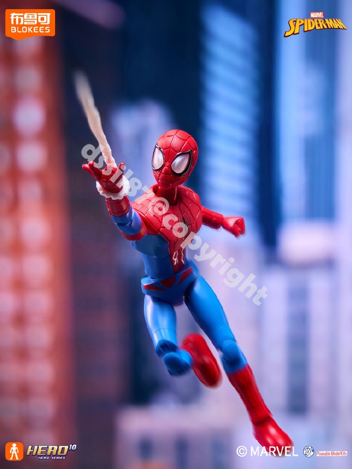 Blokees Marvel Hero Spider Man Galaxy Version 05 Spider-Man Peter Parker Age14+