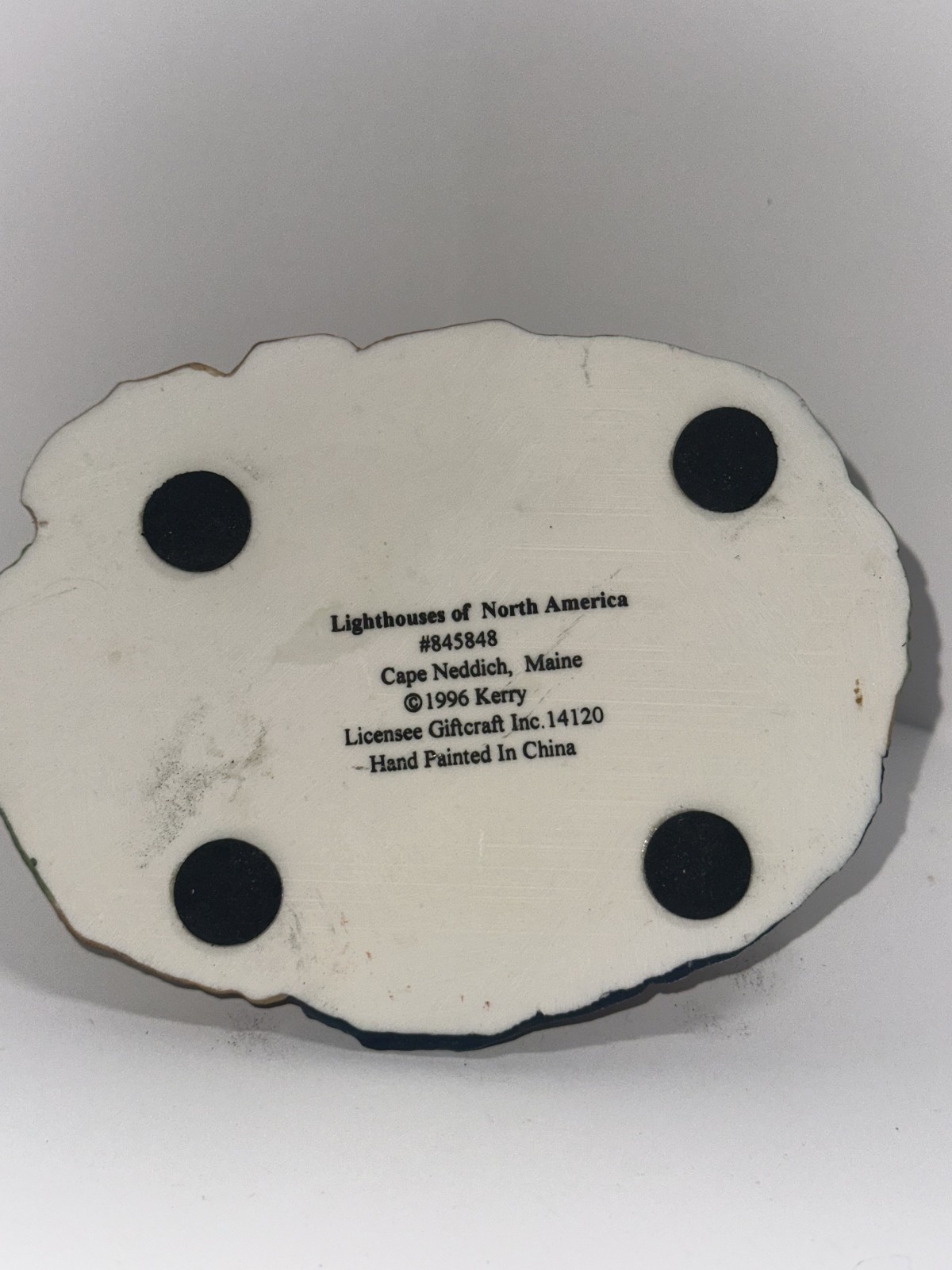 Lighthouses of North America Figurine Cape Neddich, Maine Giftcraft 1996