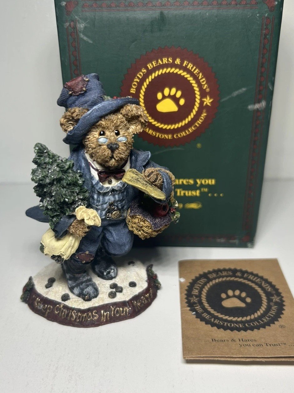 Boyds Bears “Scrooge McBear…Change of Heart” #228374PAW Christmas NIB