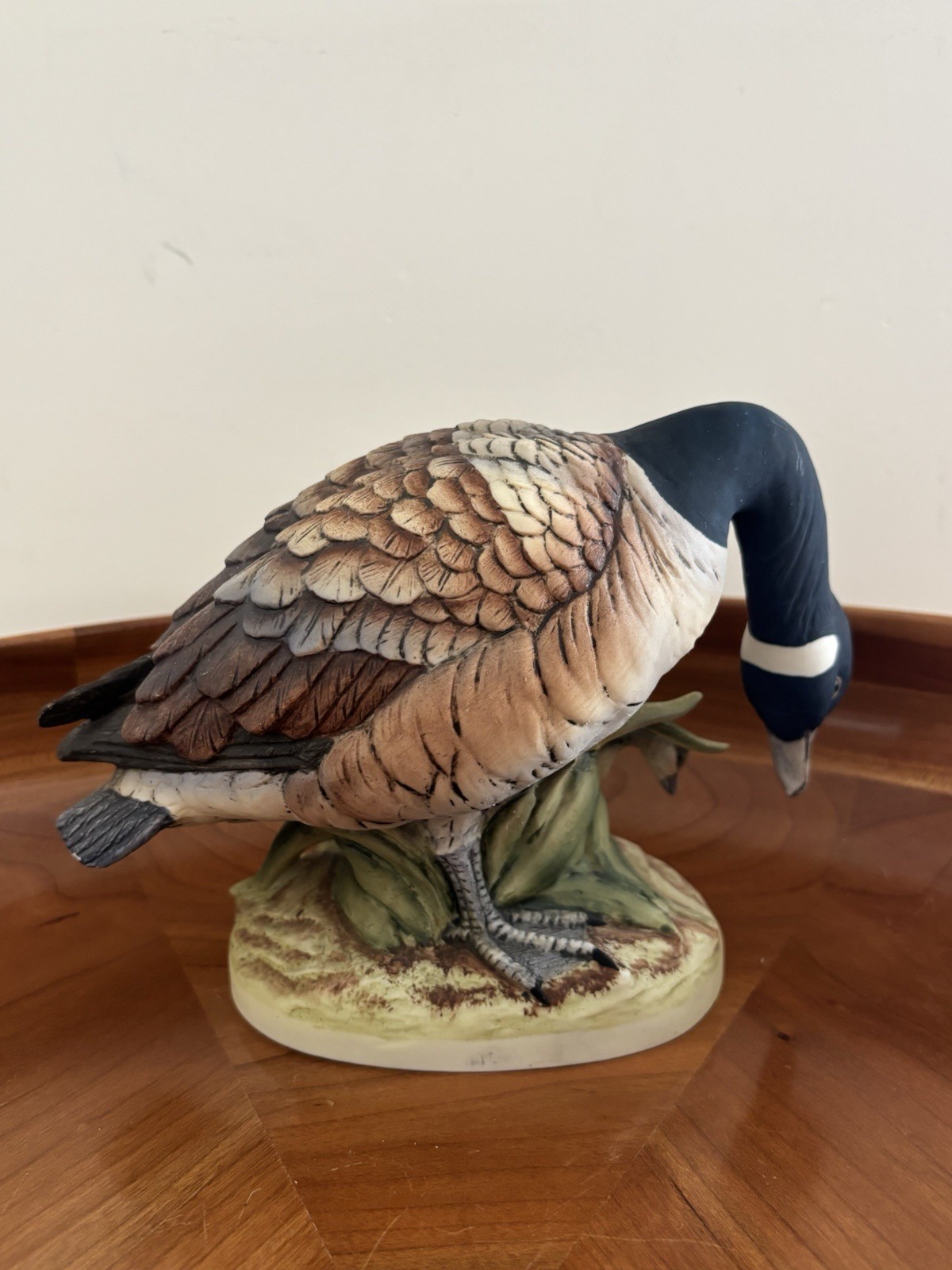 Andrea by Sadek Canada Goose Figurine Pair Porcelain Bird Sculpture Japan