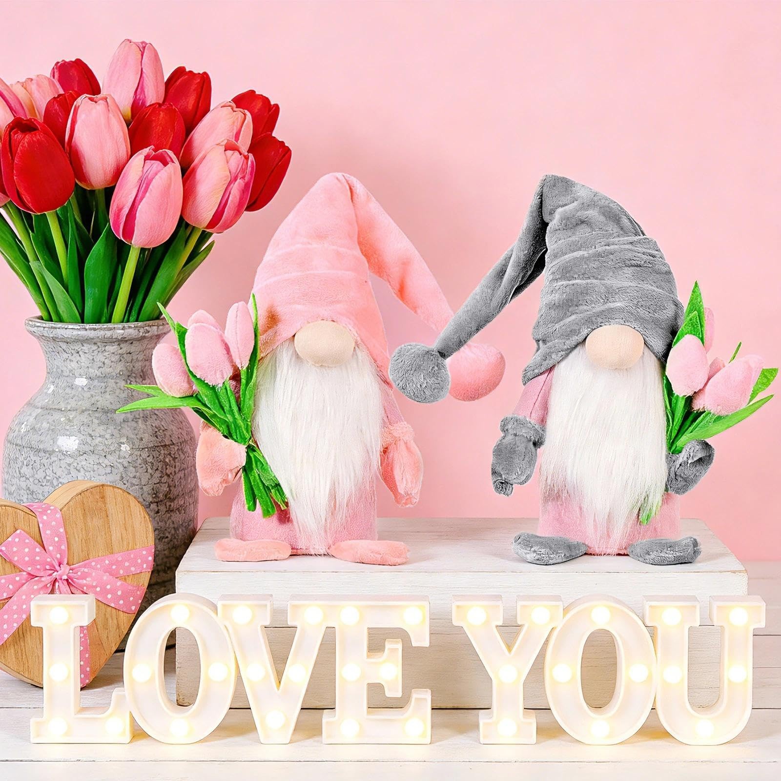 2PCS Gnomes Plush Decorations for Home, Gifts, Tiered Tray Decor