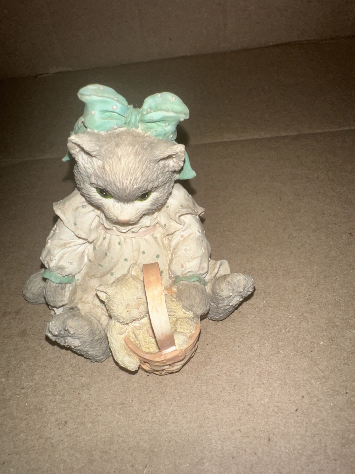 Calico Kittens Figurine