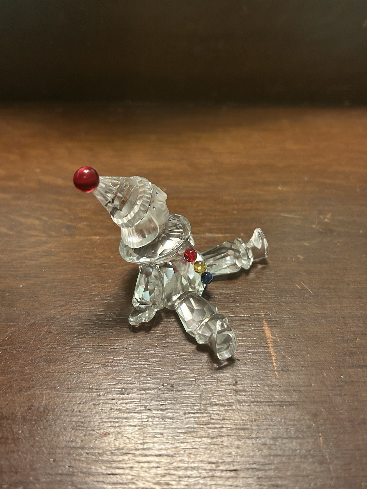 Swarovski Clown/ Puppet with colored accents Crystal Figurine 217207