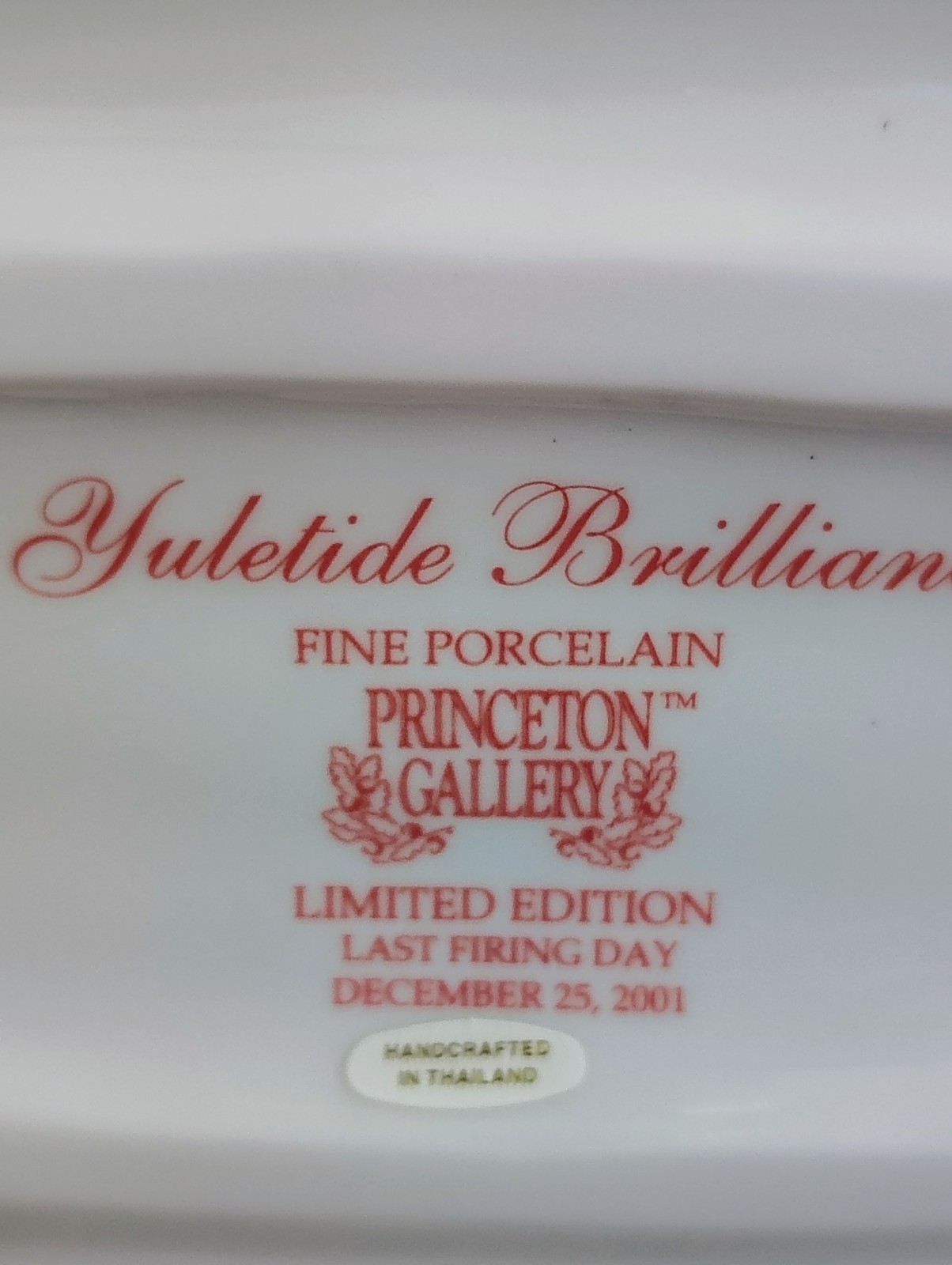 Lenox Princeton Gallery “Yuletide Brilliance” Unicorn 2001 Limited Edition