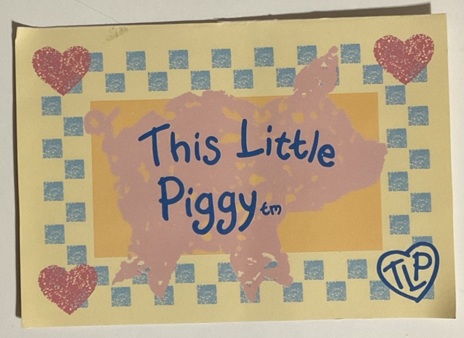 1994 Enesco This Little Piggy “ Never A Boar With You “ Box COA #130915 Figurine