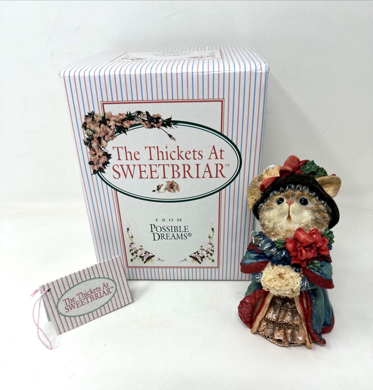 Vtg The Thickets at Sweetbriar CECILY PICKWICK Figurine 350125 Bronwen Ross 1995