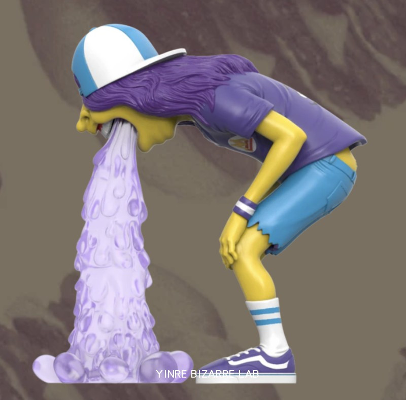 MIGHTY JAXX Vomit Kid Limited Collectible Vinyl Fashion Figure 20cm New In Stock