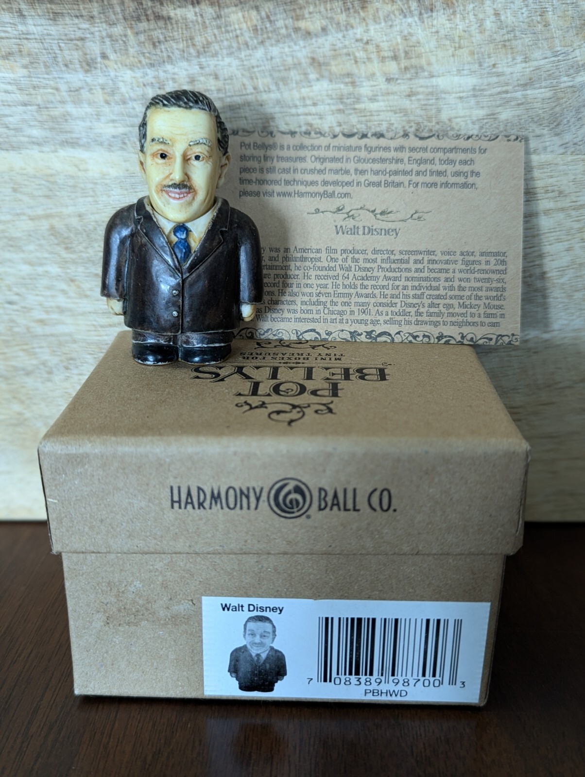 Harmony Kingdom Ball Historical Pot Belly Retired Walt Disney