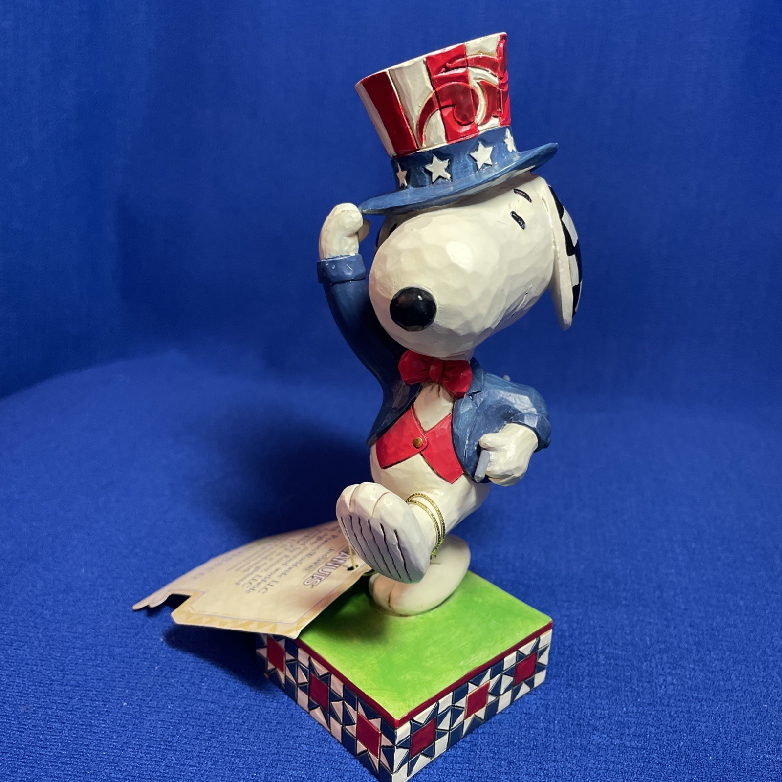 Jim Shore Snoopy Figurine 6011949 4th July Collectibles