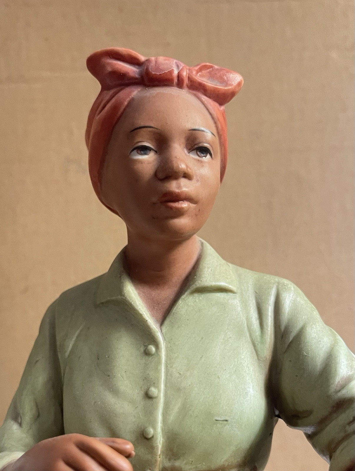 Homco Porcelain Figurine Collection 1472 African American Farmers