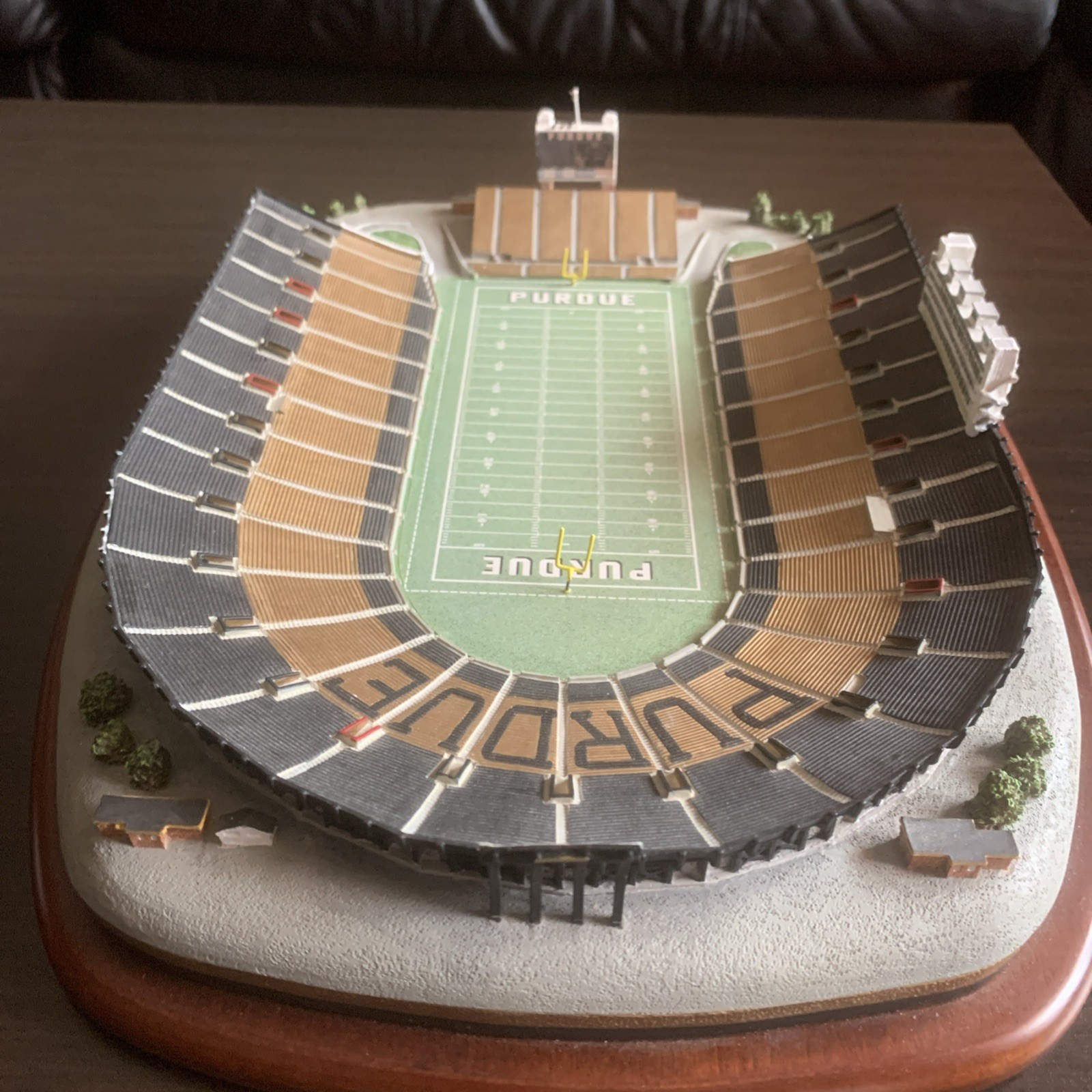 DAMAGED ROSS-ADE Stadium Home of the Purdue Boilermakers Danbury Mint. No Box