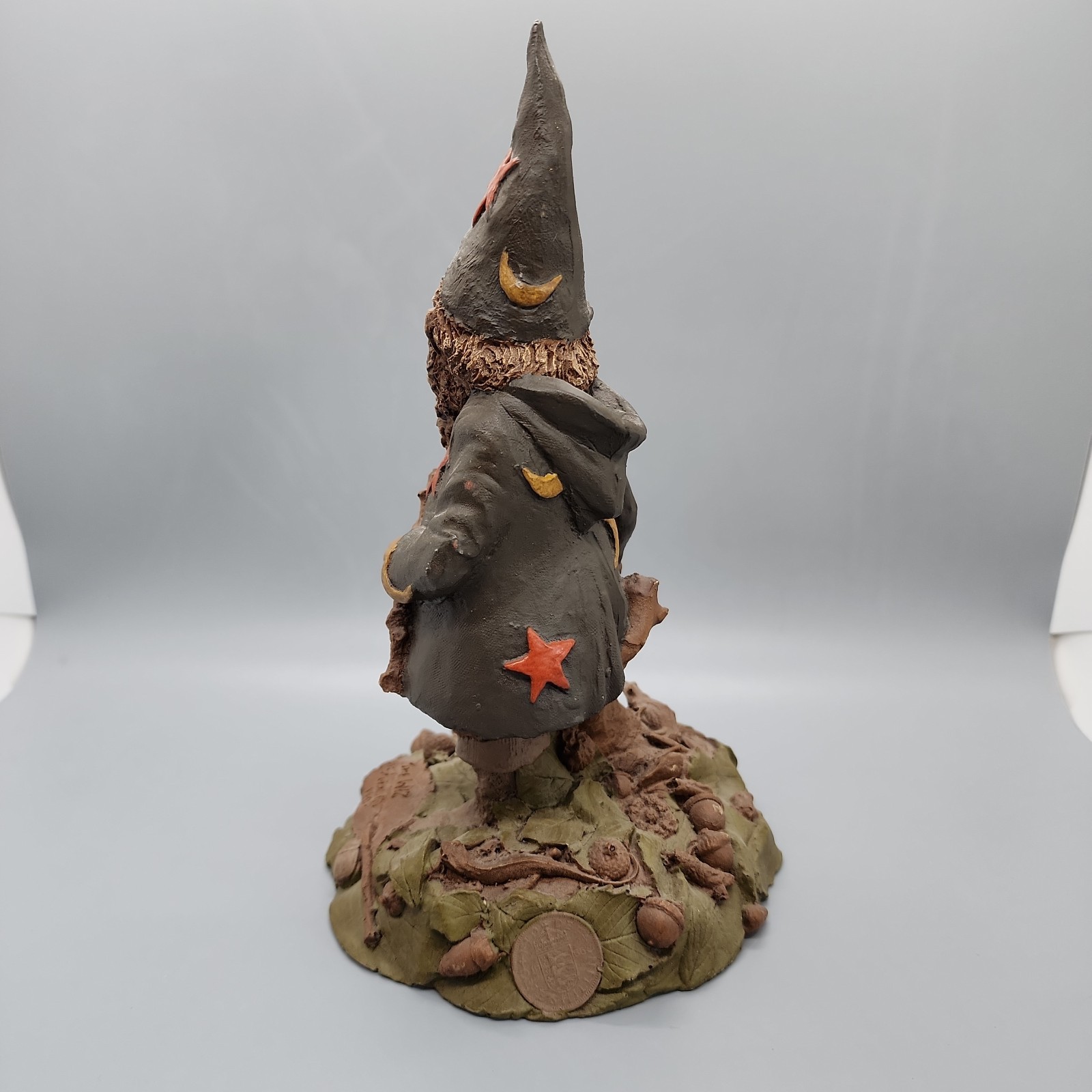 1983 Tom Clark Gnome THE WIZ Sculpture Figurine Cairn Studio Vintage Resin 8.5in
