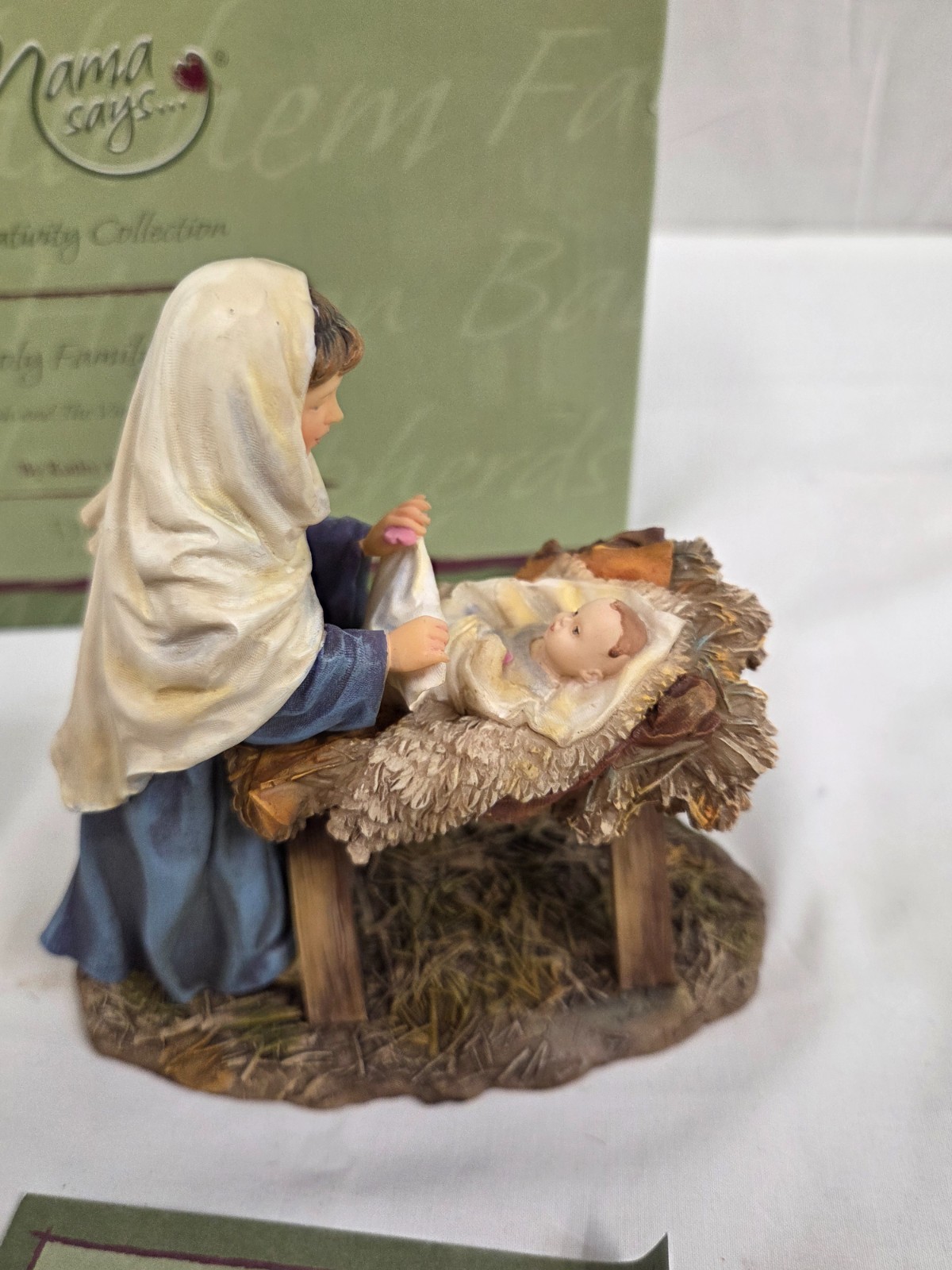 Mama Says Demdaco Kathy Fincher 2007 Nativity~ Holy Family Figurines ~ 55047