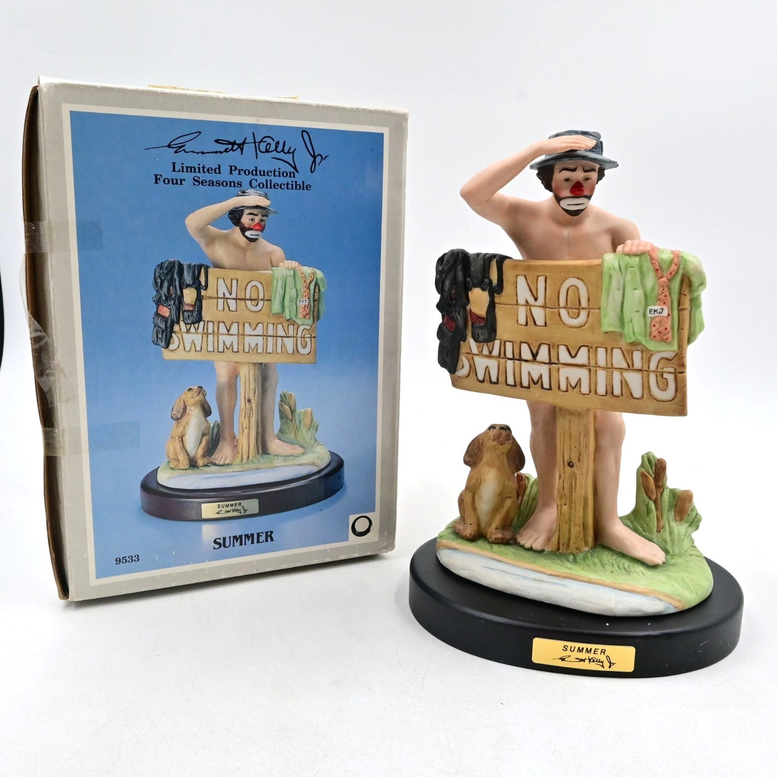 The Emmett Kelly Jr. Four Seasons Summer Limited Production Collectible #9533