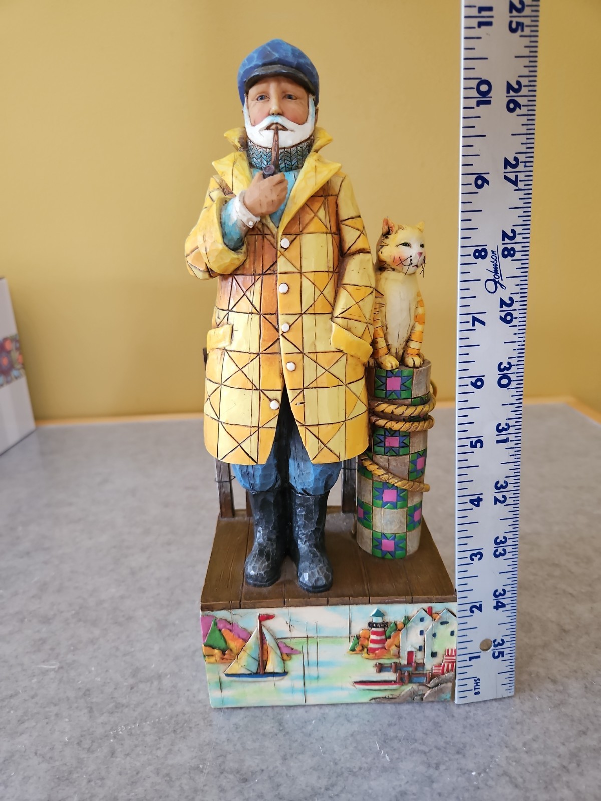 Jim Shore Old Salt Shorelights Evening Star Figurine 118741 Sea Captain Cat 2004