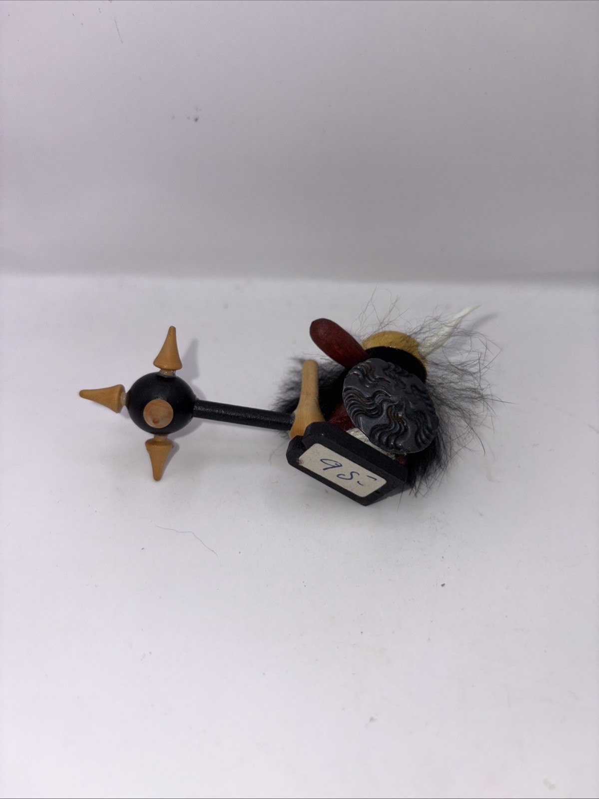 Vintage 1970s GOULA viking troll, Teak / Oak wood troll viking