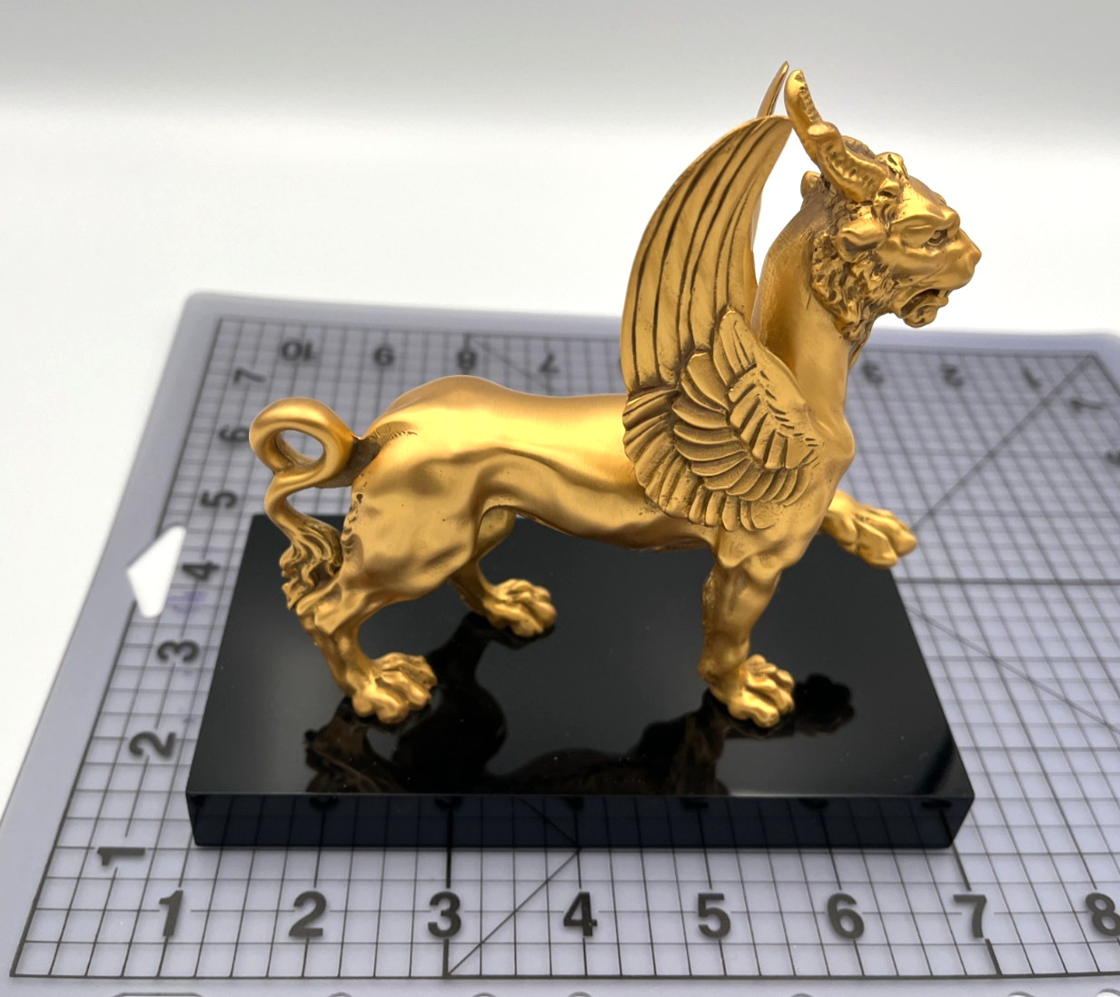 Metropolitan Museum of Art MMA 22 kt Gilded Griffin / Winged Lion