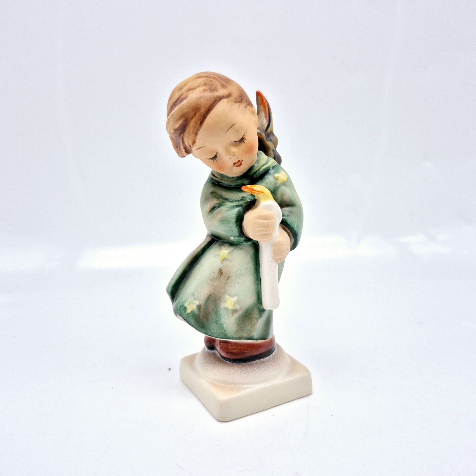 Hummel Heavenly Angel Figurine 4.5″ Porcelain TMK 2 Vintage