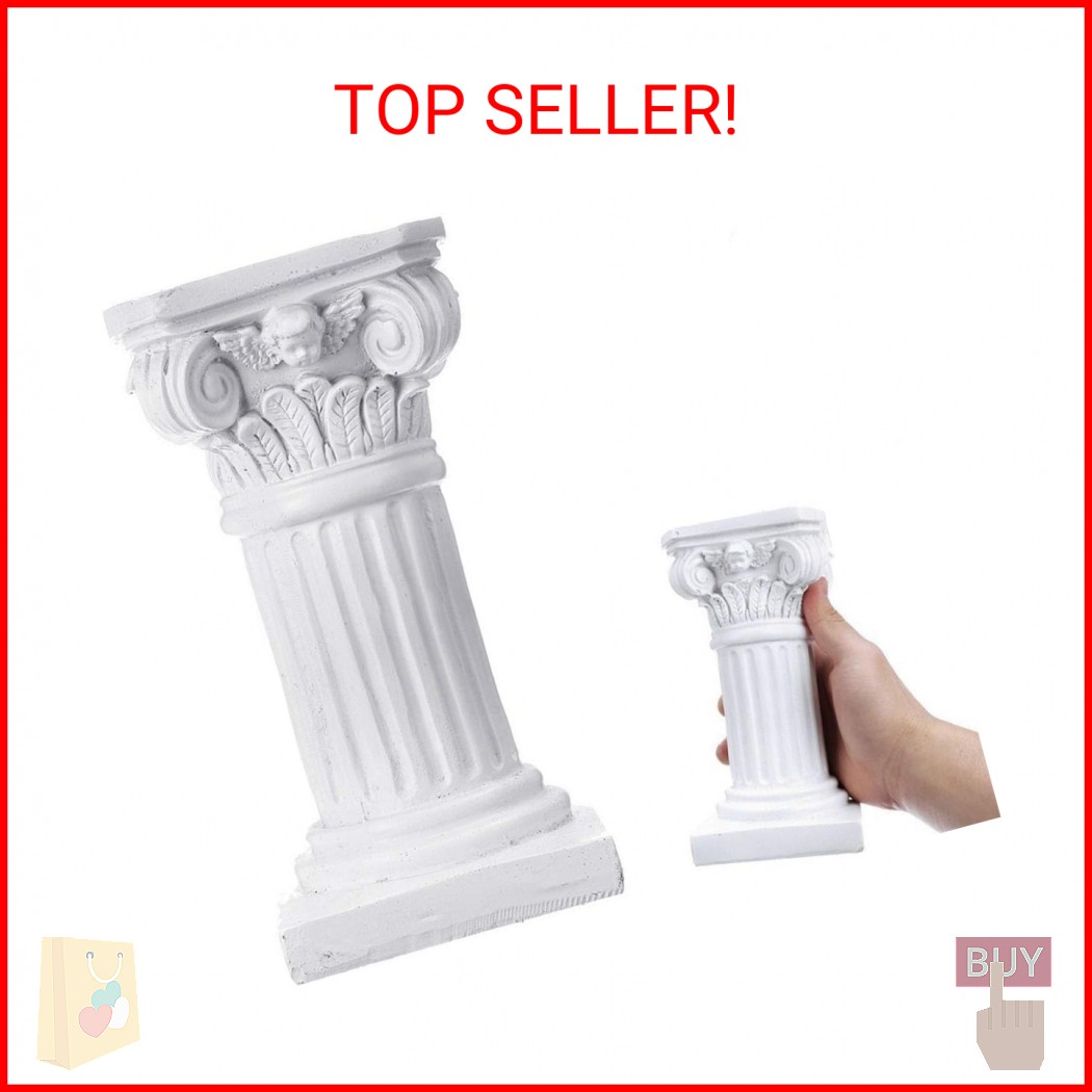 Etiger Roman Pillar, Greek Column Resin Statue, Centerpiece Pedestal Stand Figur