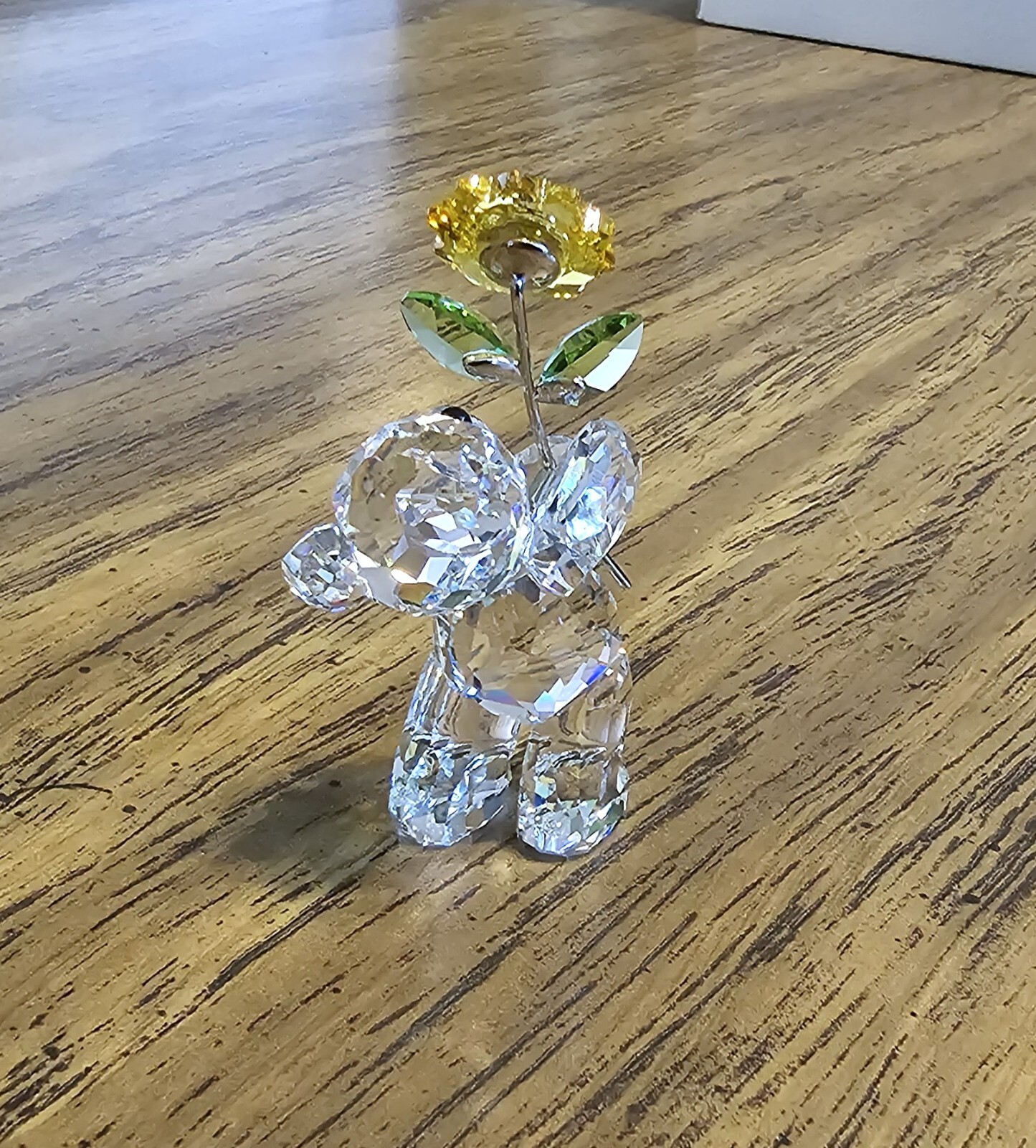 🌻 Swarovski Crystal 2006 “Especially for You” Kris Bear Figurine, Sunflower NIB