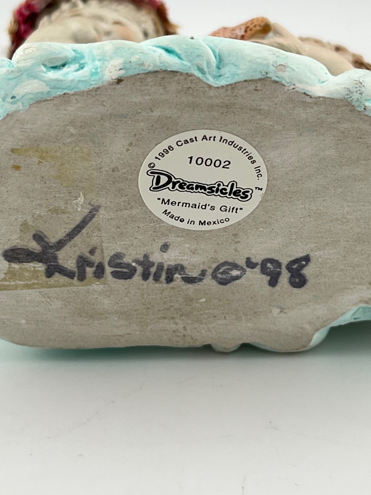 Vintage Dreamsicles Mermaid’s Gift 1996 Angel Mermaid Figurine Ocean Decor