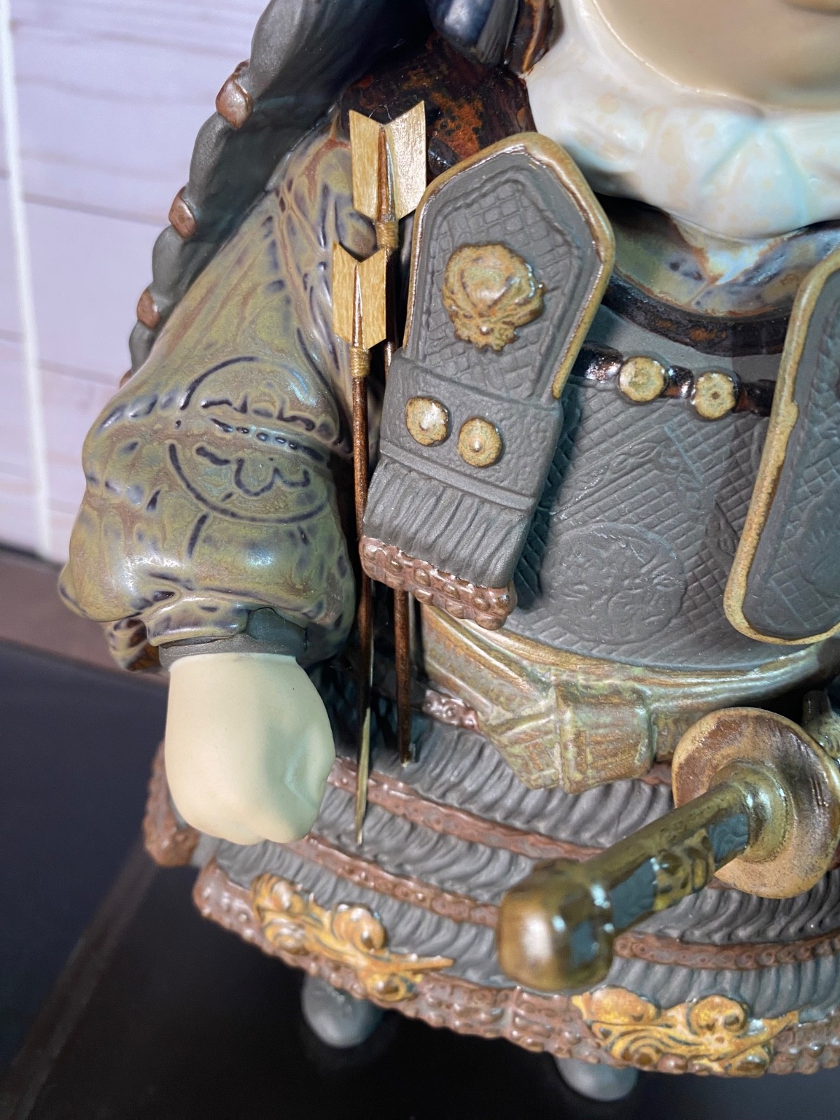 Lladro Figurine Young Warrior Japanese Samurai Boy with Bow and Arrows 3006 Ltd