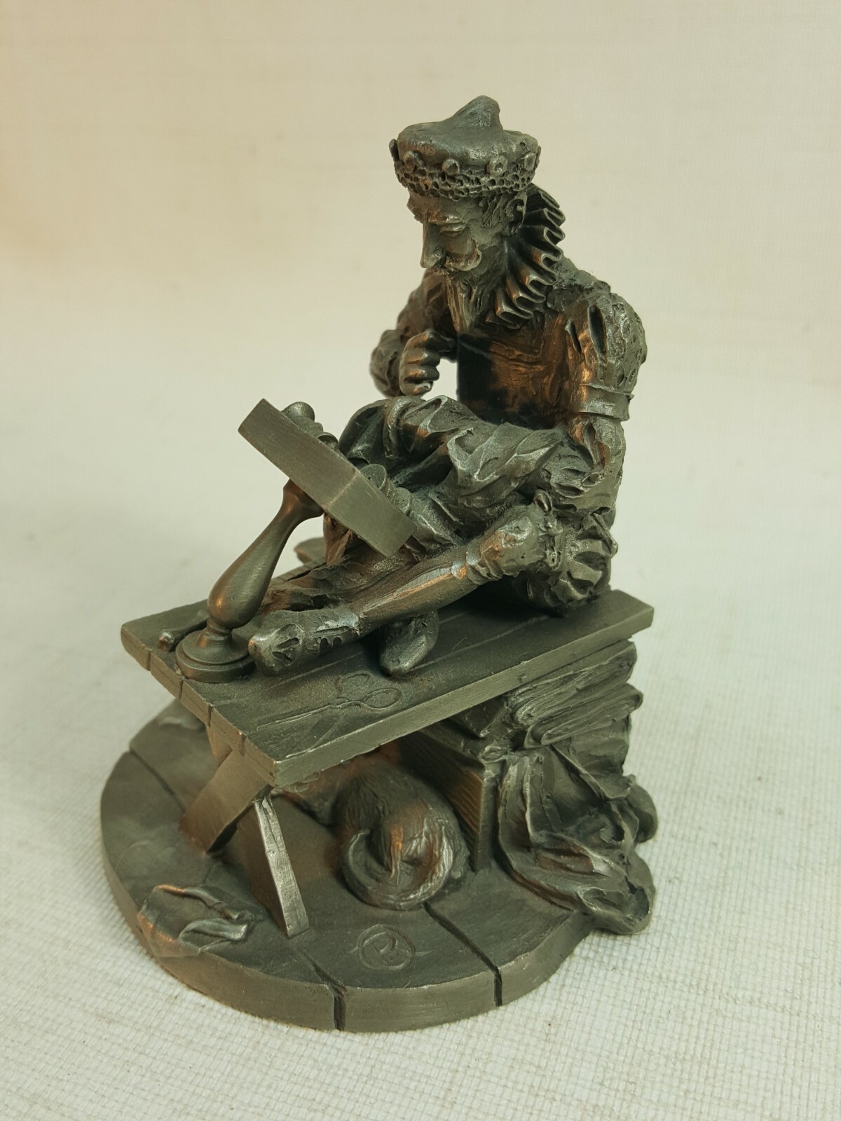 TAYLOR Franklin Mint Master Craftsman Renaissance Guilds Pewter Figure JC428