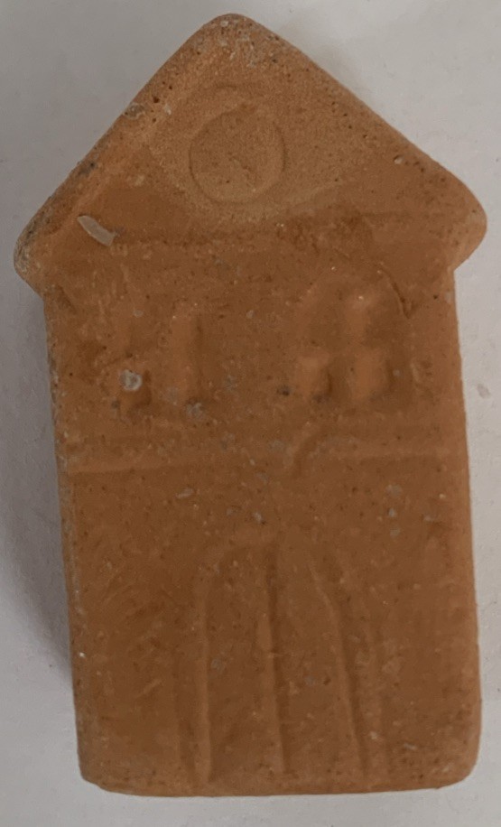 5 Mini 3D Clay Terra Cotta Houses Village Rustic Primitive Craft Holiday Decor