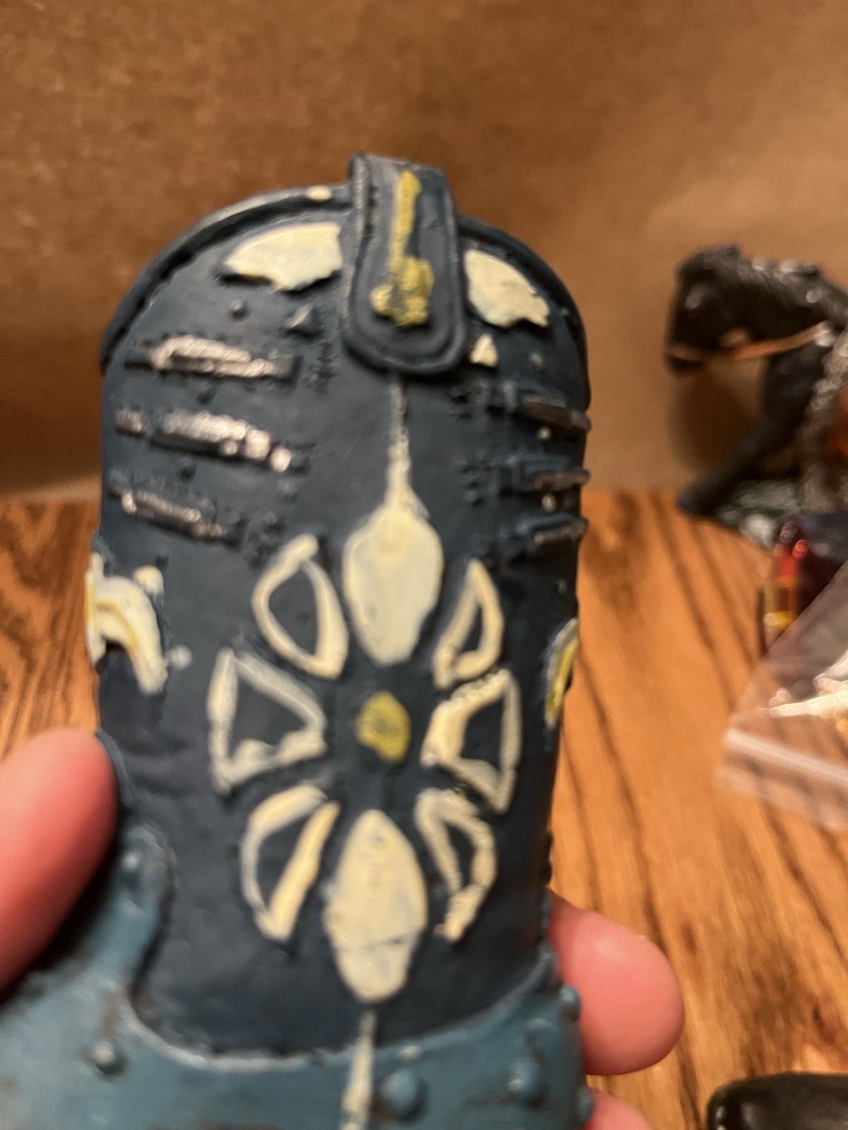 Resin Cowboy Boot Figurine. 4 1/2″ Tall. 1 1/2″ Wide.