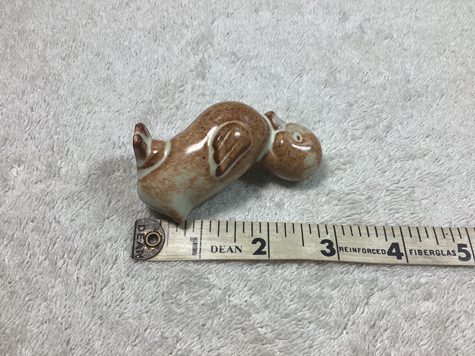 Nicodemus Ferro-Stone Ceramics Duck Figurine Figure Signed Ellen Jennings EJ