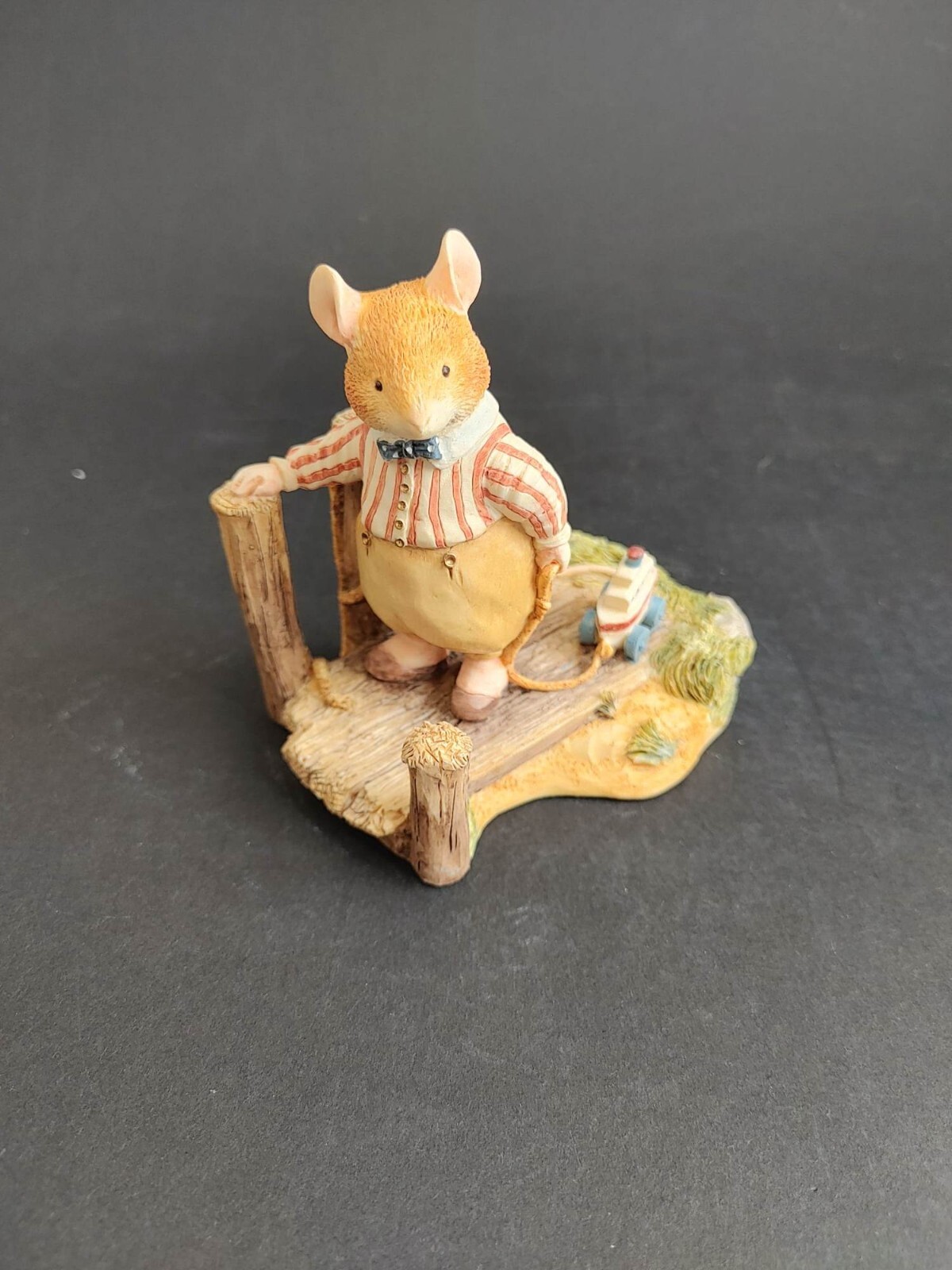 Foxwood Tales Villeroy & Boch 1994 Harvey Mouse 5 Picnic at Foxwood w/ Tin