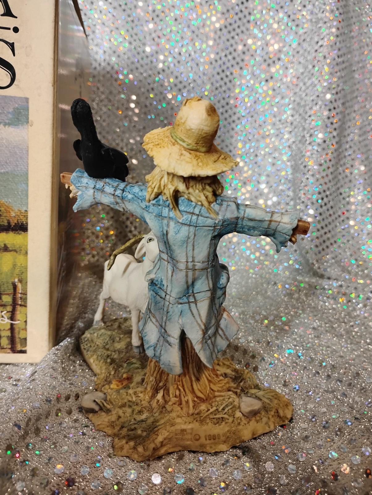 Lowell Davis “The Last Straw” Hand Painted Sculpted Figurine 1989 With Box