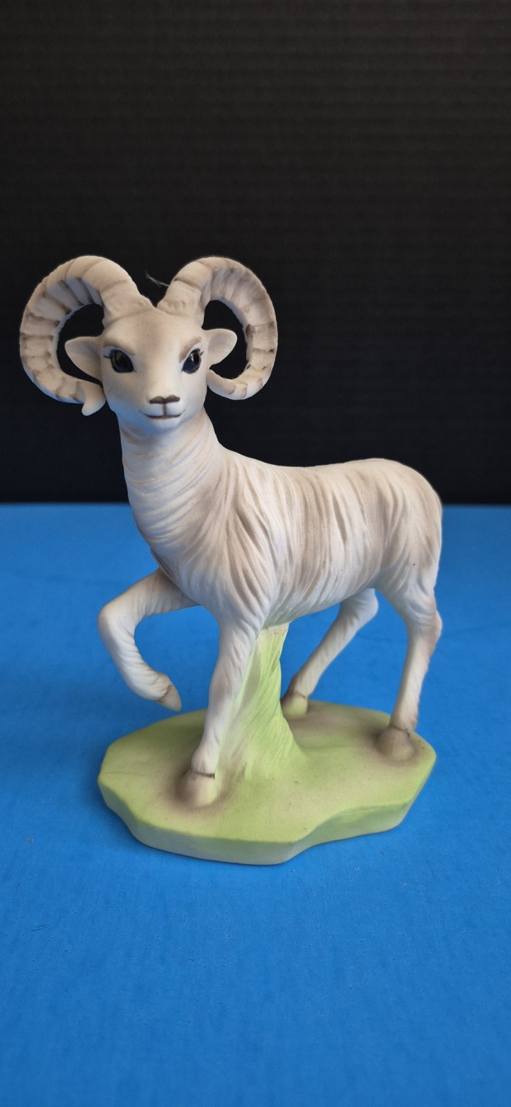 Vintage Josef Original Baby Ram Petite Matte Ceramic Figurine Art Sculpture