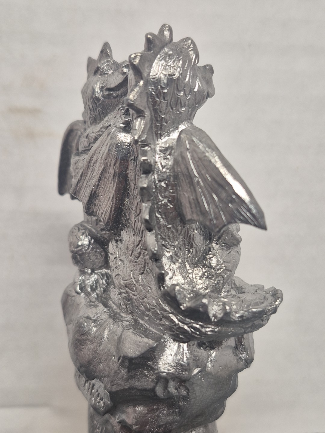 Vintage 1999 Michael Ricker Pewter Dragons Bell “Kathy & Joe” LTD ED #474 W/COA