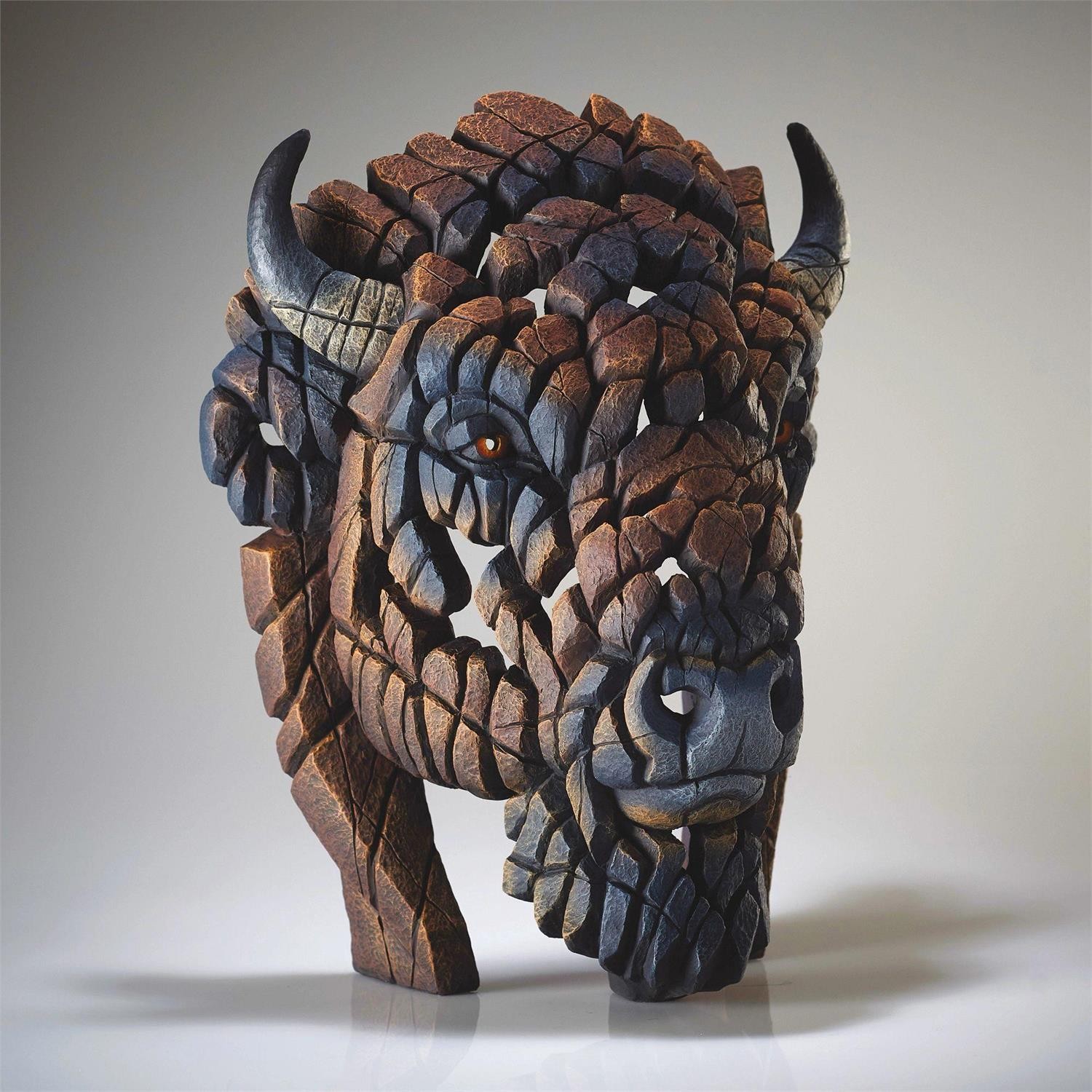 Edge Sculpture North American Bison Bust 19 Inches Tall 6017682