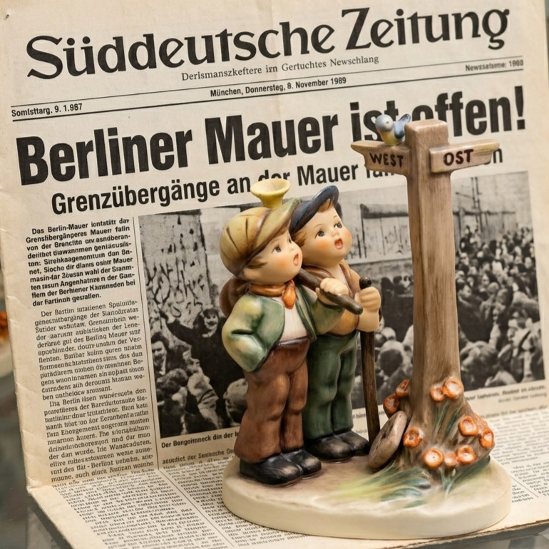 M.I. Hummel “Crossroads” Figurine #331/I – 1990 “Celebration of Freedom” Ltd Ed