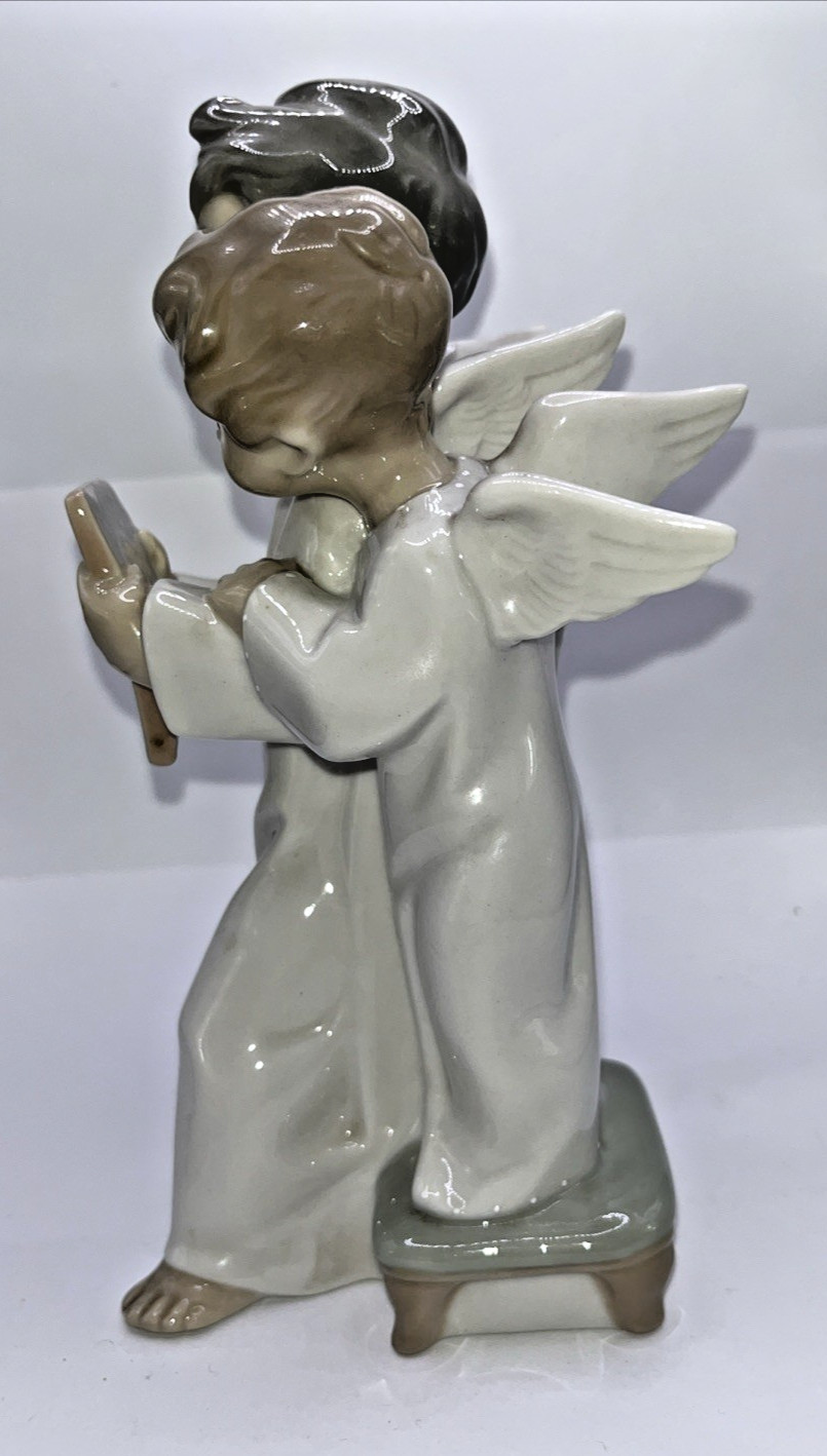 Vintage Lladro Three Angel Choir Boys Singing Porcelain 1977 Figurine 4542