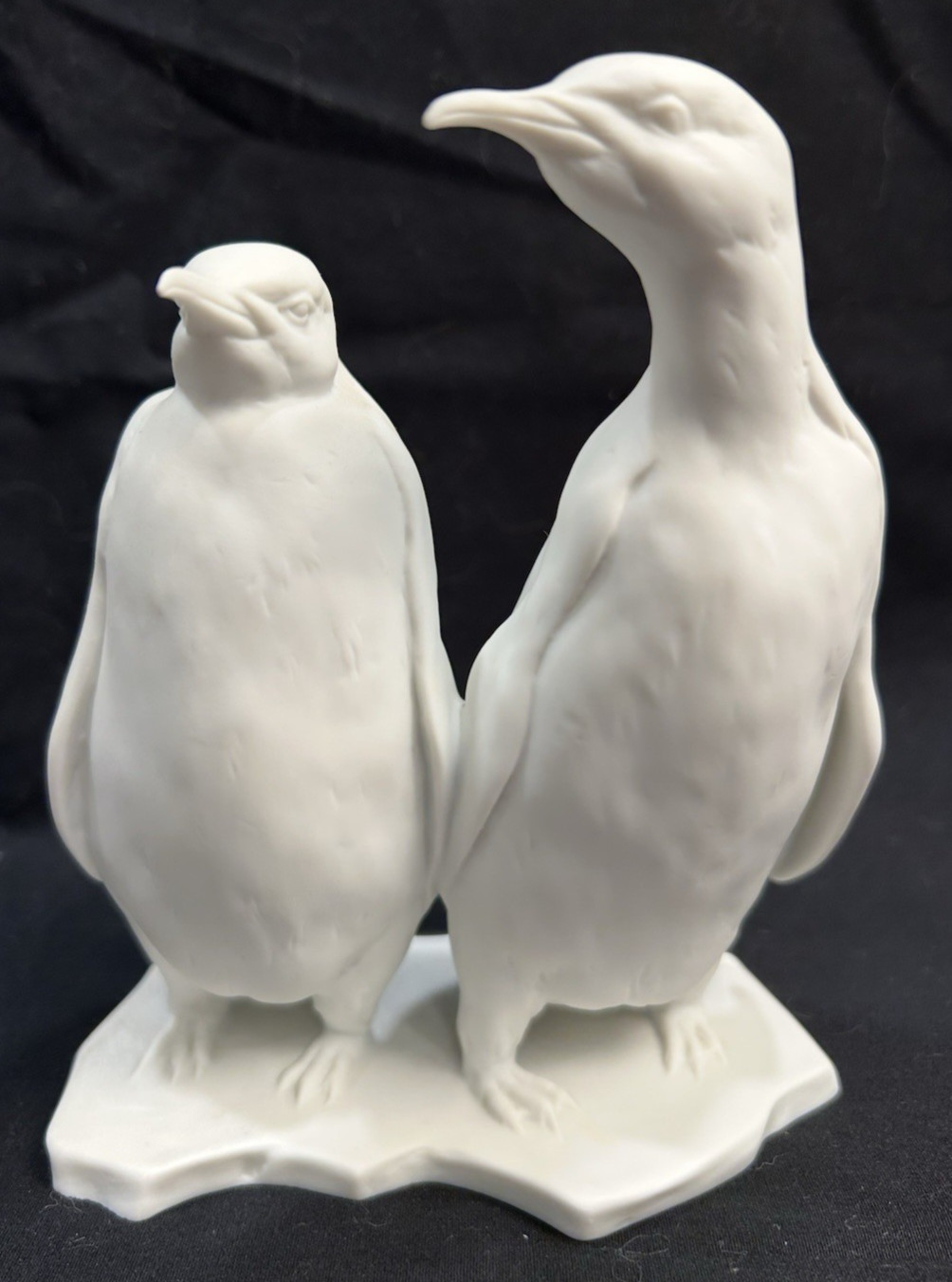 VTG AK Kaiser W Germany Double Penguins #606 Wolfgang Gawantka Bisque Figurine